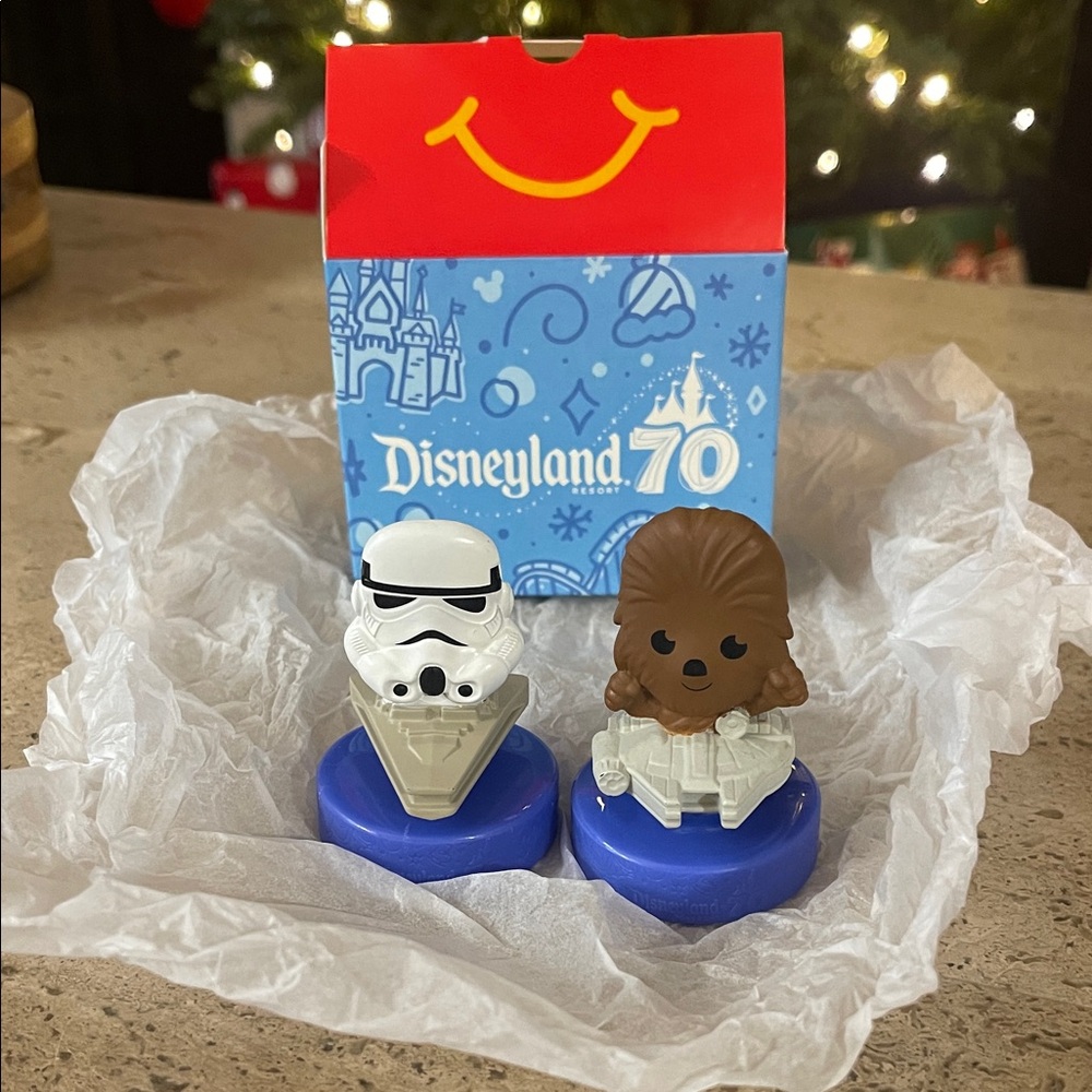 Disney Star Wars Happy Meal Toys  Stormtrooper & Chewbacca